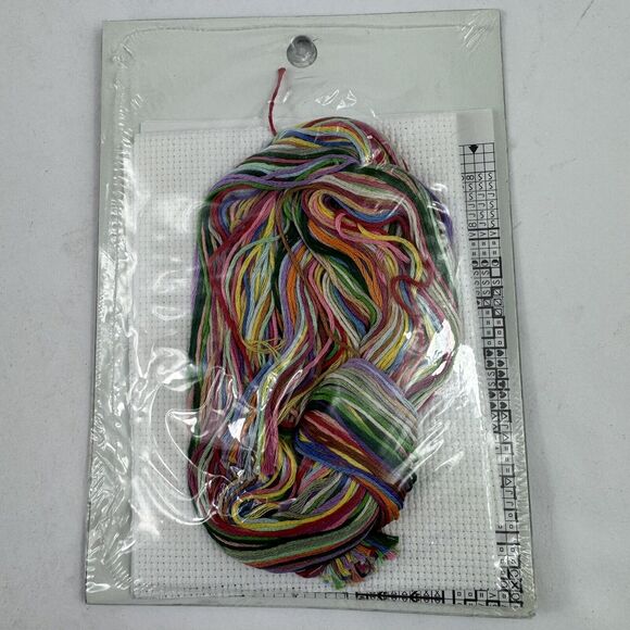 Bucilla Cross Stitch Kit Flower Shop VTG #43403 Flowers Storefront Cottage Folk - Picture 2 of 2